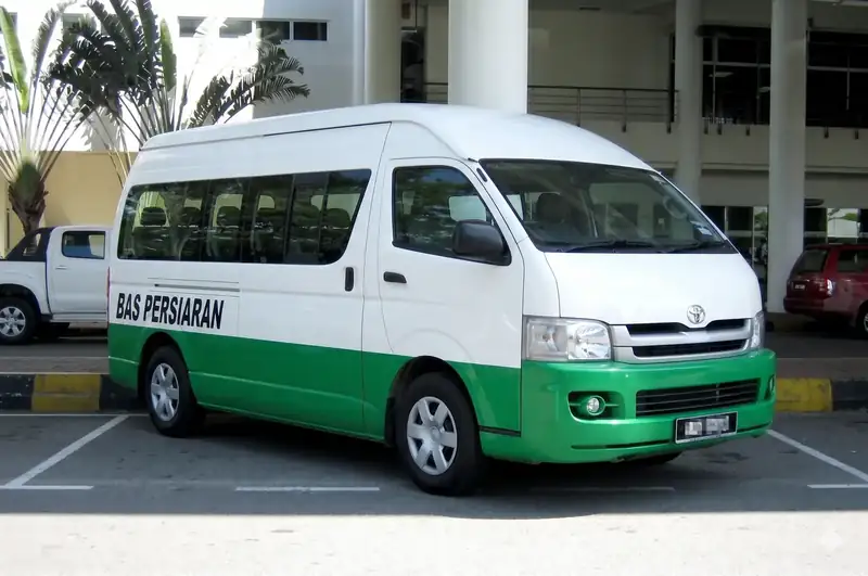 Airport transfer van service from Tawau to Semporna Santiri Island Resort
