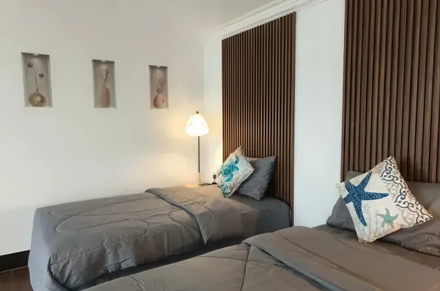 Water villa 2 beds santiri - private island resort near Semporna